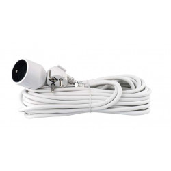 Extension cable 1-GN z/u 10m 3x1 white P0110 Emos