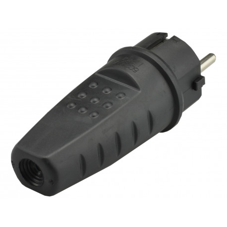 Rubber plug 16A 250V IP44 LUX PAWBOL