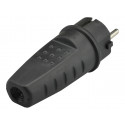 Rubber plug 16A 250V IP44 LUX PAWBOL