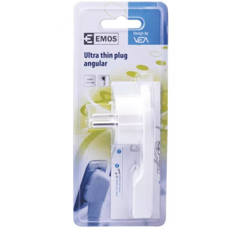 Flat plug for wires white VEA VA1 P0059 EMOS