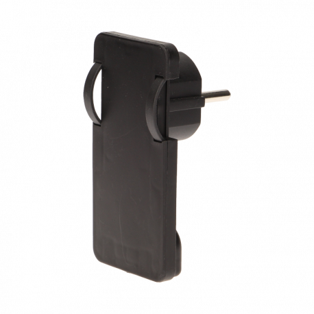 Flat plug for wires black OR-AE-1309/B