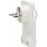 Flat plug for wires white ORNO