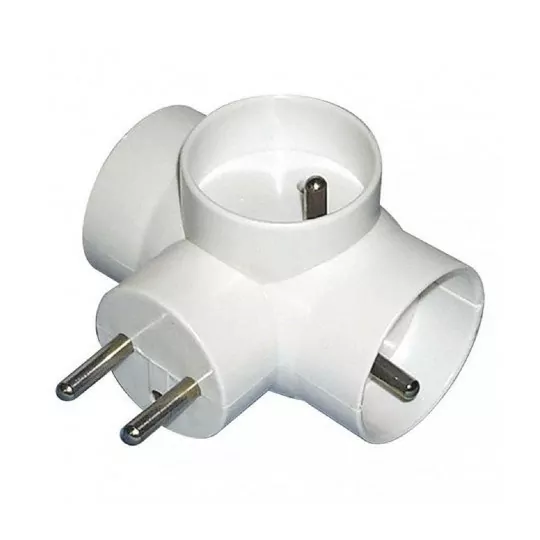 3GN z/u plug splitter E2010 P0024 white