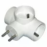 3GN z/u plug splitter E2010 P0024 white