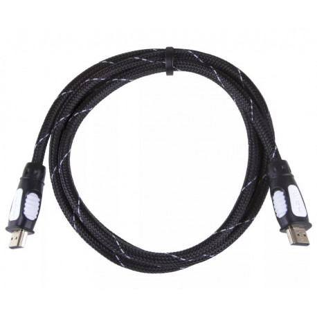 Kabel HDMI A/HDMI A 1,5m oplot nylonowy SL0301 EMOS