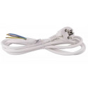 Connection cable. OMy 3x0.75 white(2m) S14372 EMOS