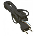 Connection cable 5m 2x0.75 black plug-flat S19275 EMOS
