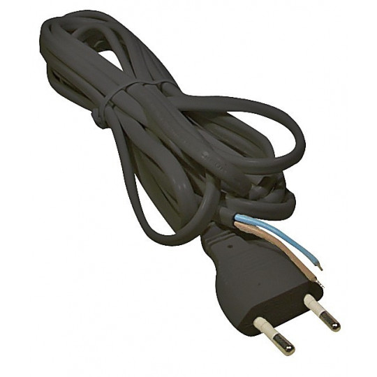Connection cable 5m 2x0.75 black plug-flat S19275 EMOS