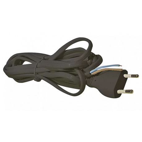 Connection cable 5m 2x0.75 black plug-flat S19275 EMOS