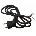 Connection cable 3x1.5 black 2m S18322 EMOS
