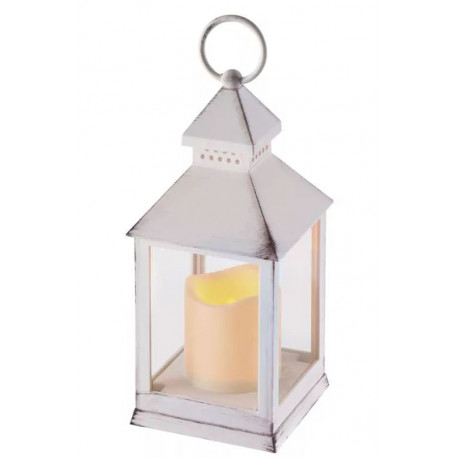 LED candle lantern 24cm 3xAAA ZY2114 white Emos