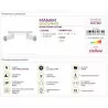 MANAM 2L white 2xGU10 strip lamp 03760 Struhm