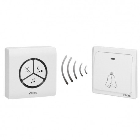 Dzwonek bezprzewodowy 230V WAYO AC DB-3 Virone