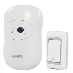Wireless bell. 230V ST-930 DISCO white Zamel
