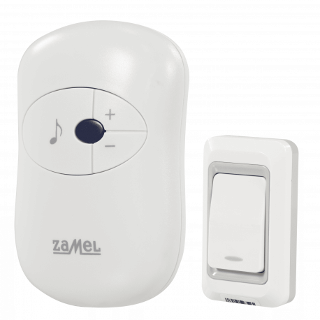 Wireless bell. 230V ST-930 DISCO white Zamel
