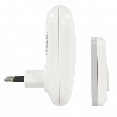 Wireless bell. 230V ST-930 DISCO white Zamel