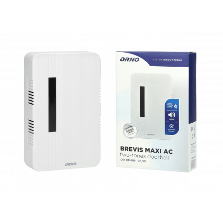 Wired bell 230V BREVIS MAXI OR-DP-MR-150/W Orno