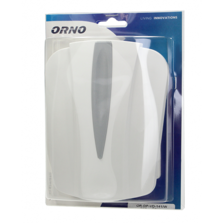 Dzwonek przewodowy elektromechaniczny 230V OR-DP-VD-141/W biały Orno