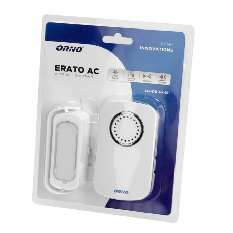 Wireless bell 230V ERATO white OR-DB-AX-151 Orno