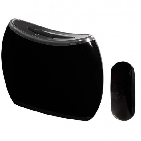 SOUL ST-380 Black battery operated wireless doorbell Zamel