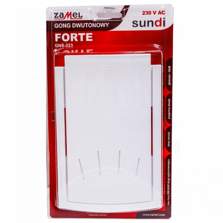 Two-tone bell FORTE 230V GNS-223-BIA Zamel