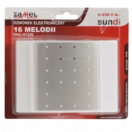 Dzwonek przewodowy 16 melodii DNU-912/N-SRB Zamel