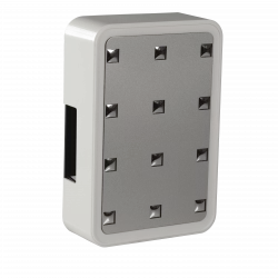 Dzwonek Gong TYP-106VDE 230V biało/srebrny Zamel