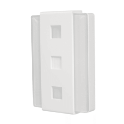 Dzwonek Gong 2-tonowy GLASSO 230V GNS-248-BIA Zamel
