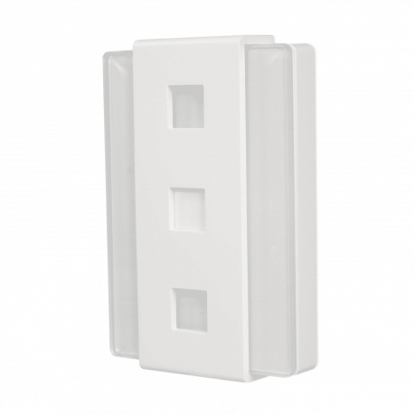 Dzwonek Gong 2-tonowy GLASSO 230V GNS-248-BIA Zamel