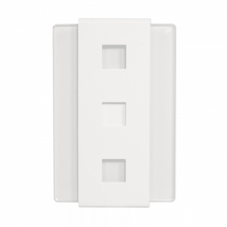 Dzwonek Gong 2-tonowy GLASSO 230V GNS-248-BIA Zamel