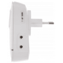 Dzwonek bezprzewodowy 230V KINETIC OR-DB-AV-132 biały Orno