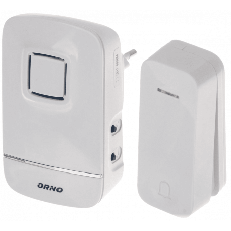 Dzwonek bezprzewodowy 230V KINETIC OR-DB-AV-132 biały Orno