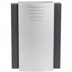 Dzwonek przewodowy Gong LARGO czarny srebrny GNS-208-CZN 230V ZAMEL
