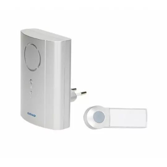 Wireless bell 230V EMO silver Orno