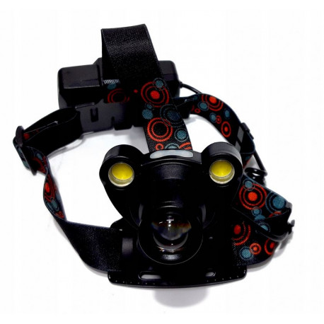 TS-1198 10W +2W head flashlight TS-1198 TIROSS.