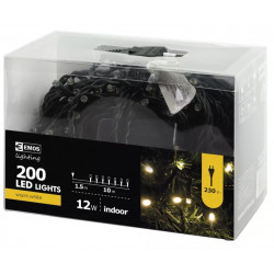 Lampki XMAS ciepły 200LED 10m ZYK0108 EMOS