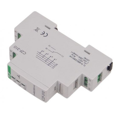 Przekaźnik zaniku asymetrii faz 1P 10A CZF-310 F&F