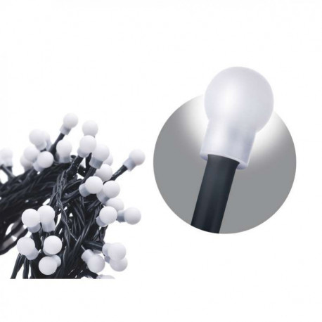 Lampki EMOS kulki XMAS zimny 200LED 10m ZYK0207