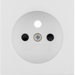 Square grounded socket...