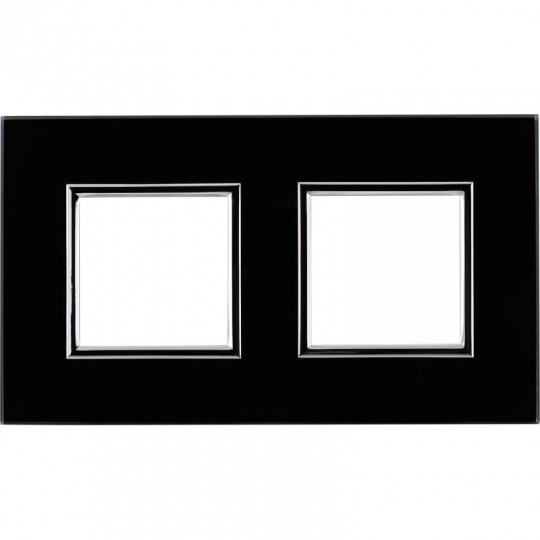 DANTE 2-frame black glass 4509182 KOS