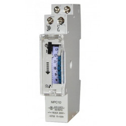 DIN MPC1D ELS analog 1-day timer
