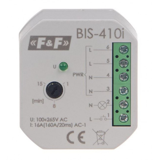 Pulse relay with timer BIS-410i 230V F&amp;F