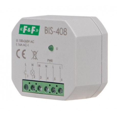 BIS-408 1Z 16A F&F bistable relay for junction box