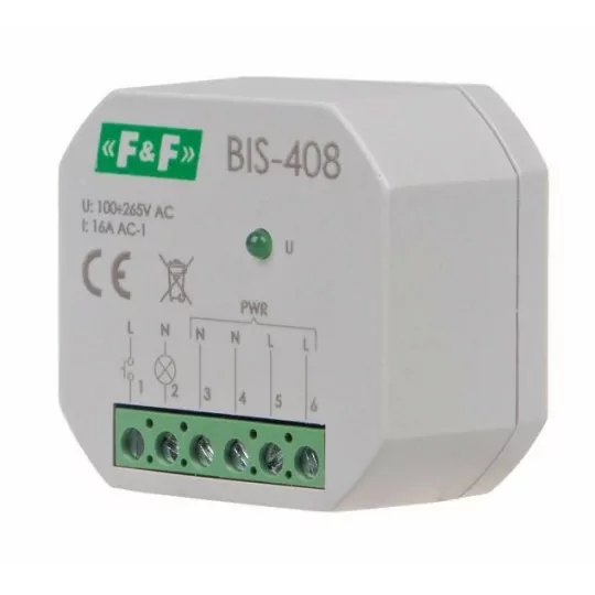 BIS-408 1Z 16A F&amp;F bistable relay for junction box