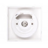 Berker center element with dimmer cover square white HAGER