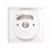 Berker center element with dimmer cover square white HAGER