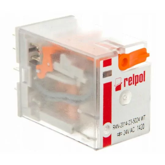 Industrial relay 4P 6A 24V DC R4-2014-23-1024-WTL