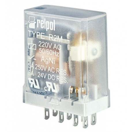 Przekaźnik przemysłowy 2P 5A 230V R2M-2012-23-5230 RELPOL