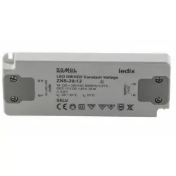 Zasilacz LED slim 12V 20W 1,67A ZNS-20-12 Zamel