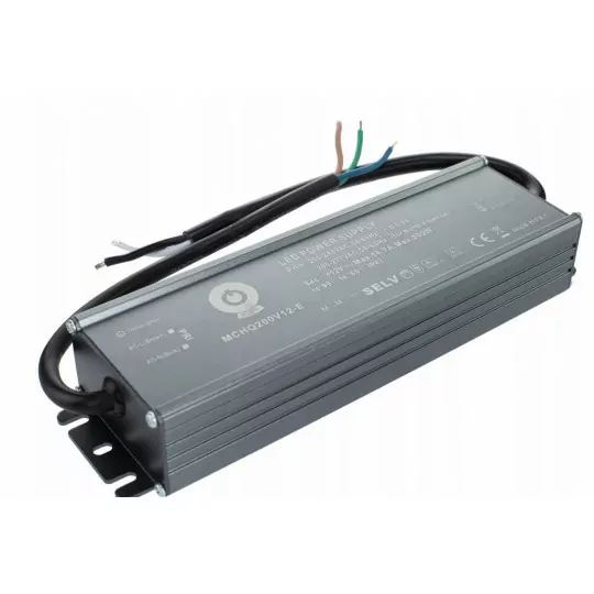 12V 16.7A 200W IP67 power supply MCHQ200V12-E POS MPL